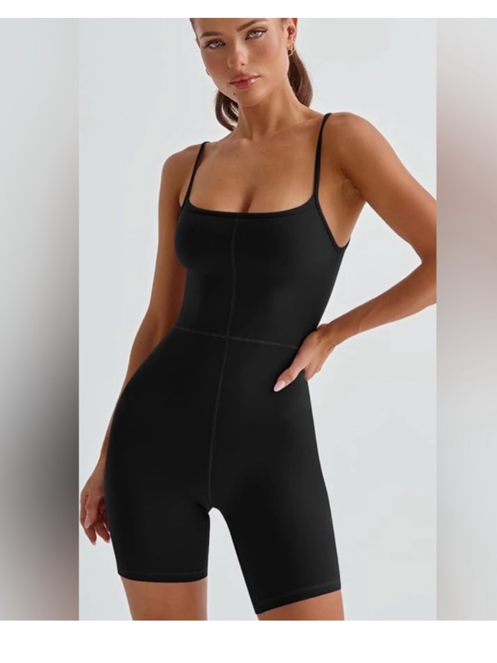 New Automet Black one piece Gym Romper
